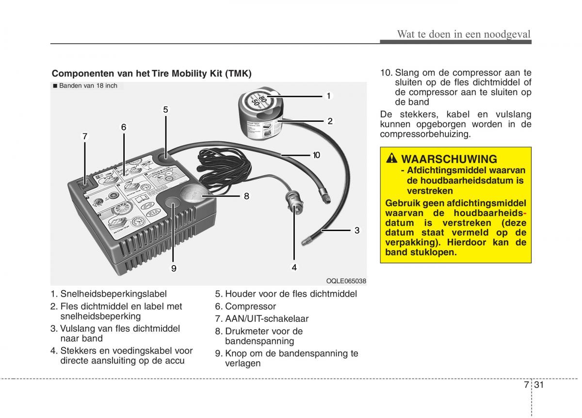 KIA Niro handleiding / page 453