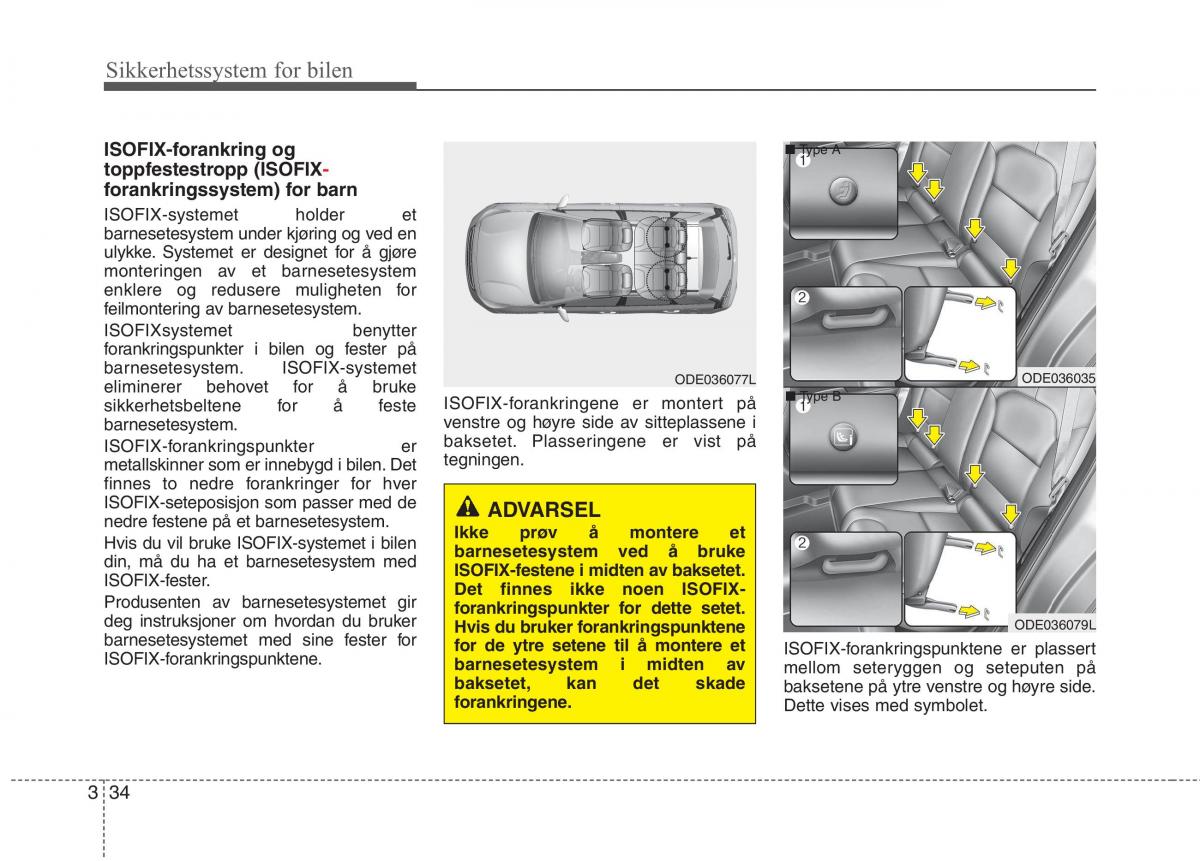 KIA Niro bruksanvisningen / page 65