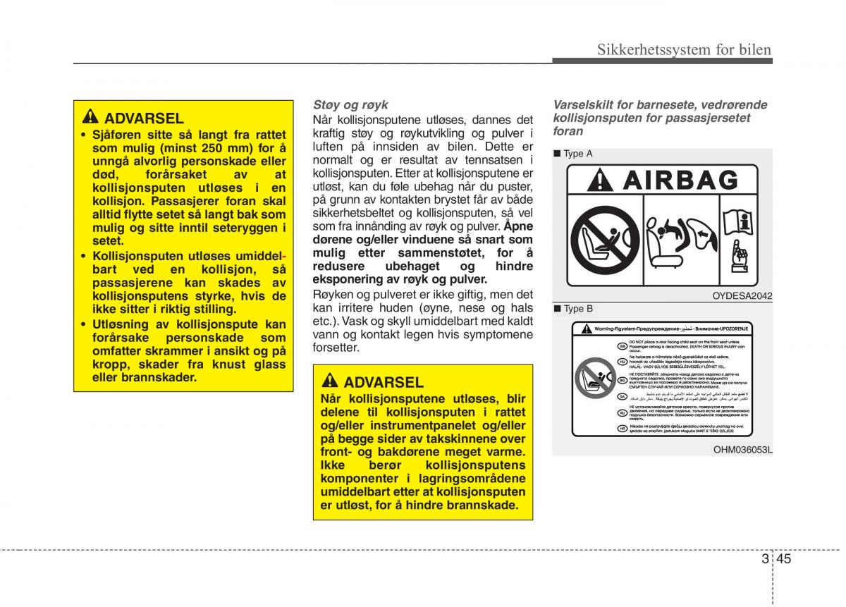 KIA Niro bruksanvisningen / page 76