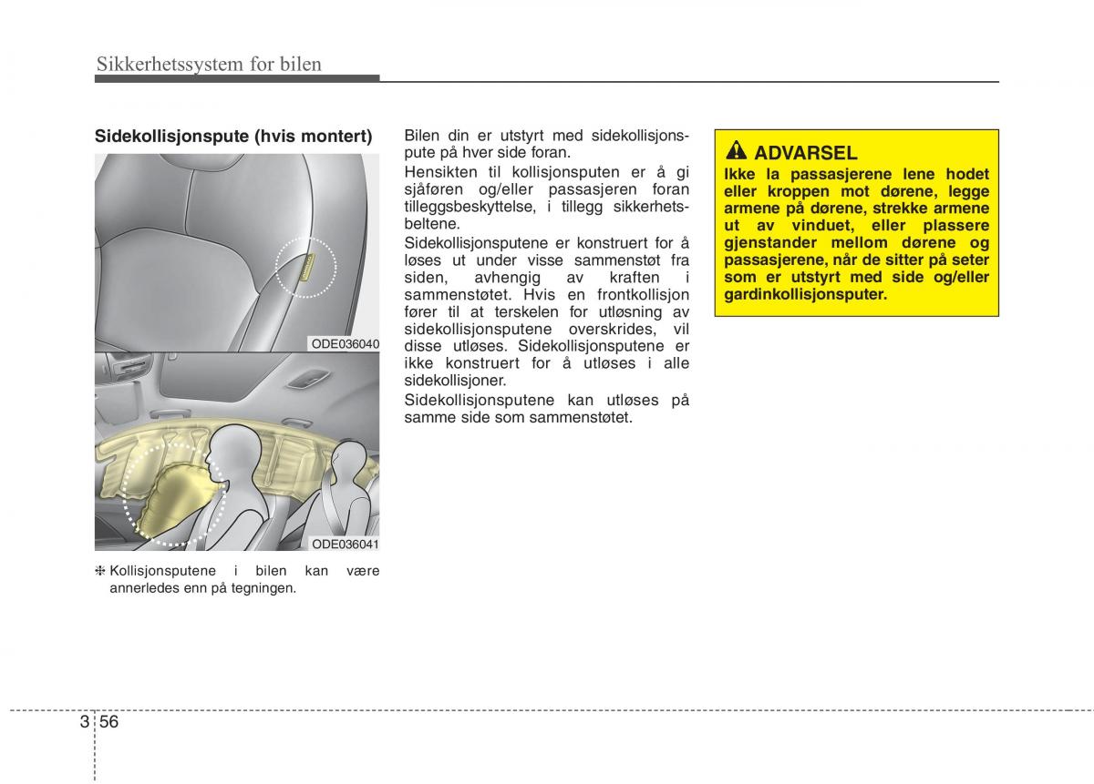 KIA Niro bruksanvisningen / page 87