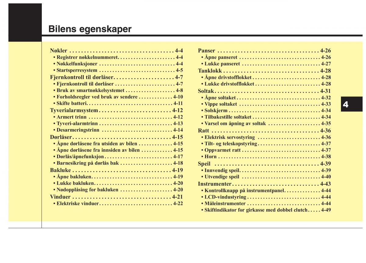 KIA Niro bruksanvisningen / page 96