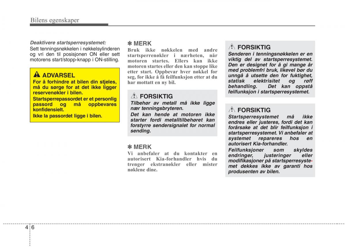 KIA Niro bruksanvisningen / page 101