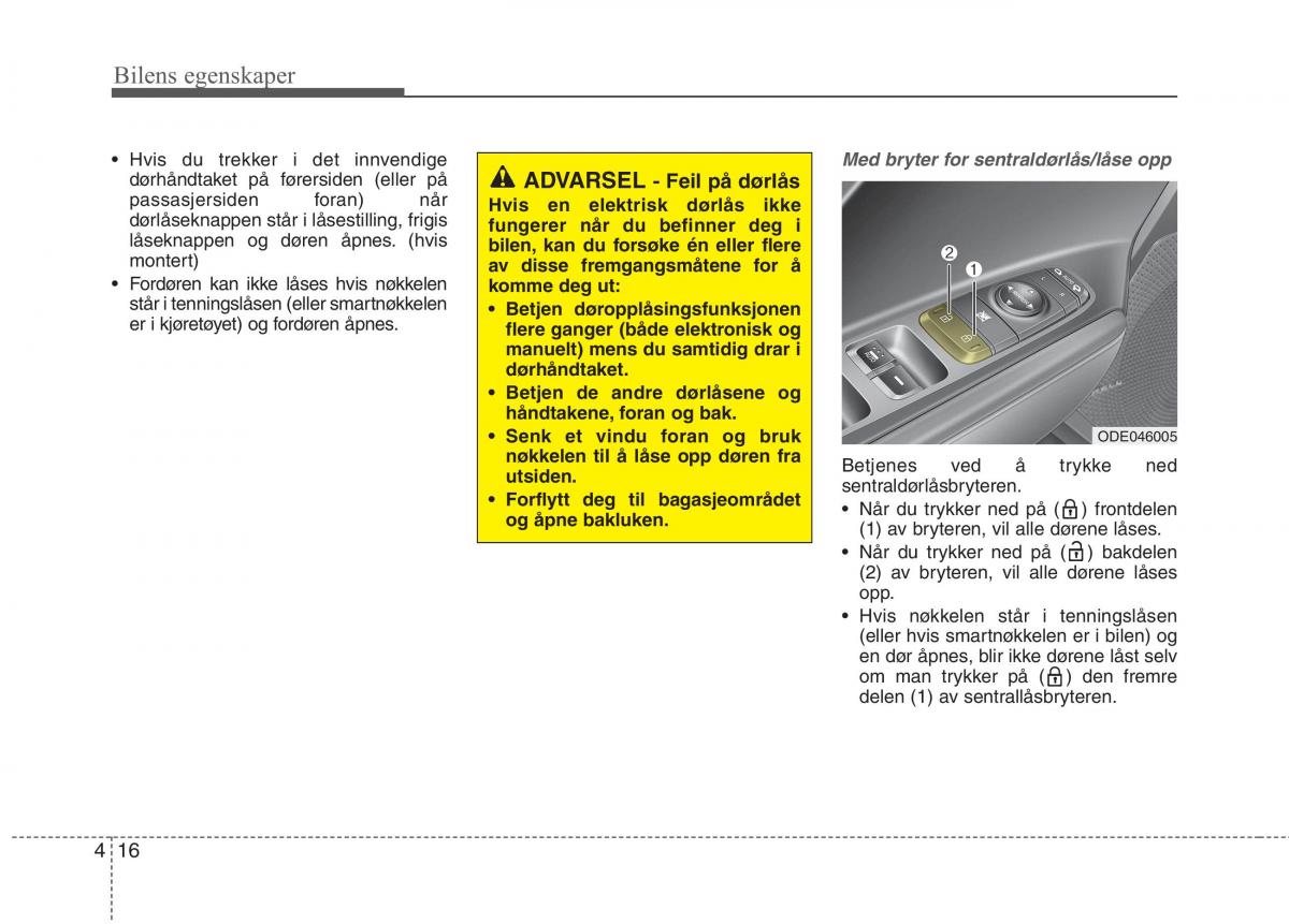 KIA Niro bruksanvisningen / page 111