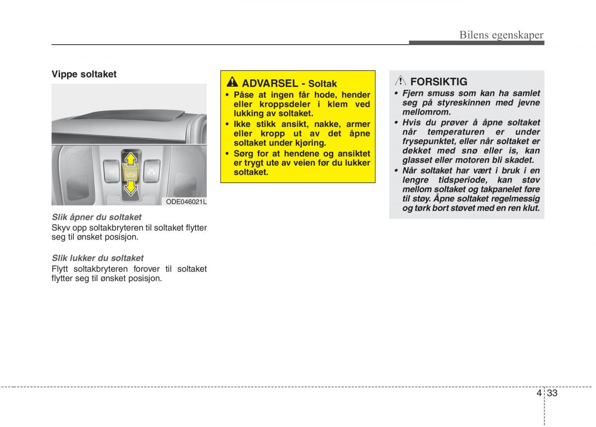 KIA Niro bruksanvisningen / page 128