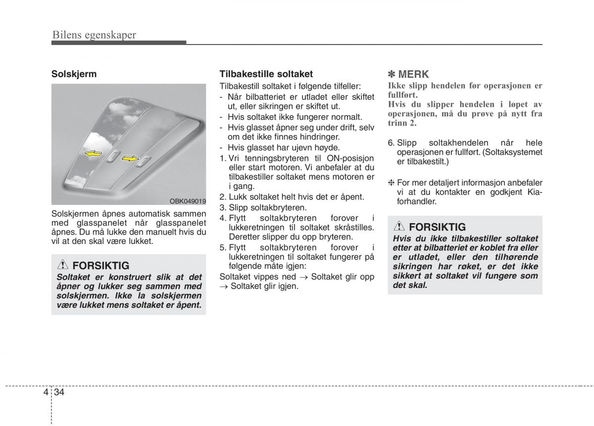 KIA Niro bruksanvisningen / page 129