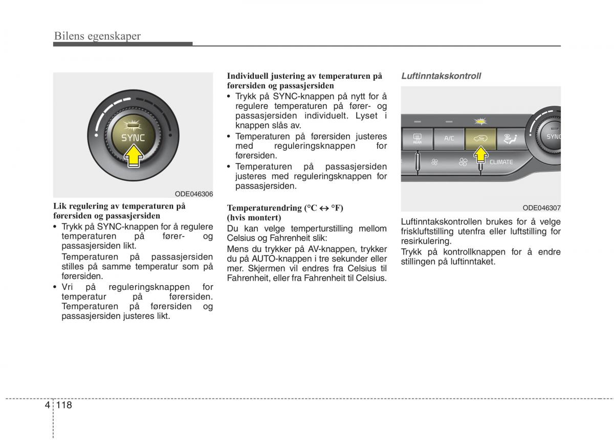 KIA Niro bruksanvisningen / page 213