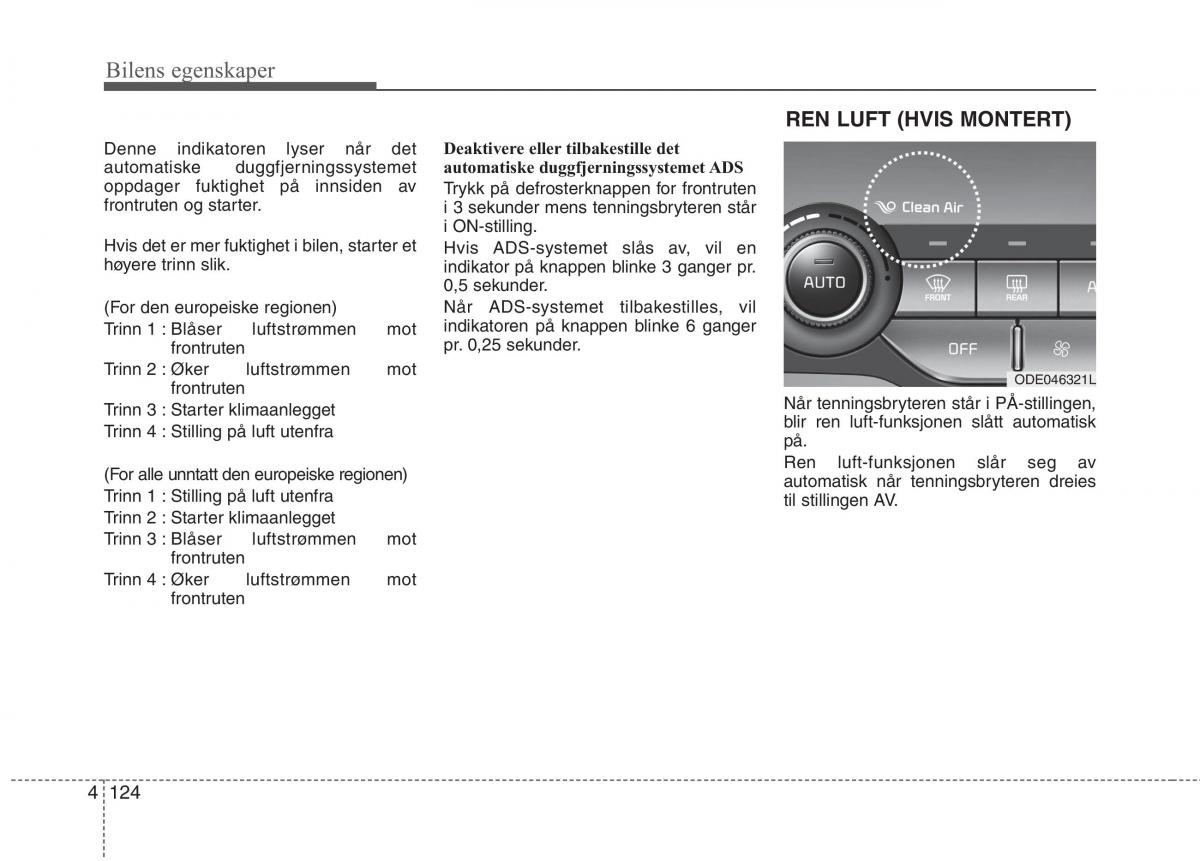 KIA Niro bruksanvisningen / page 219