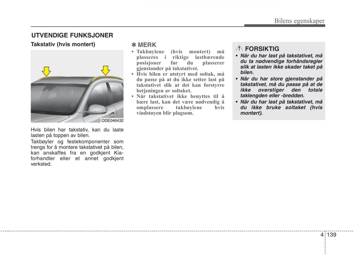 KIA Niro bruksanvisningen / page 234