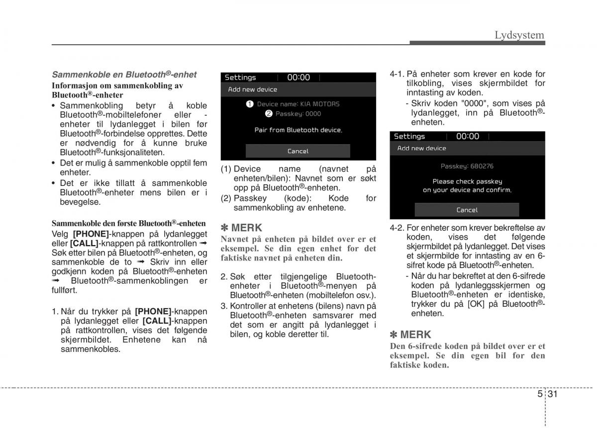 KIA Niro bruksanvisningen / page 266