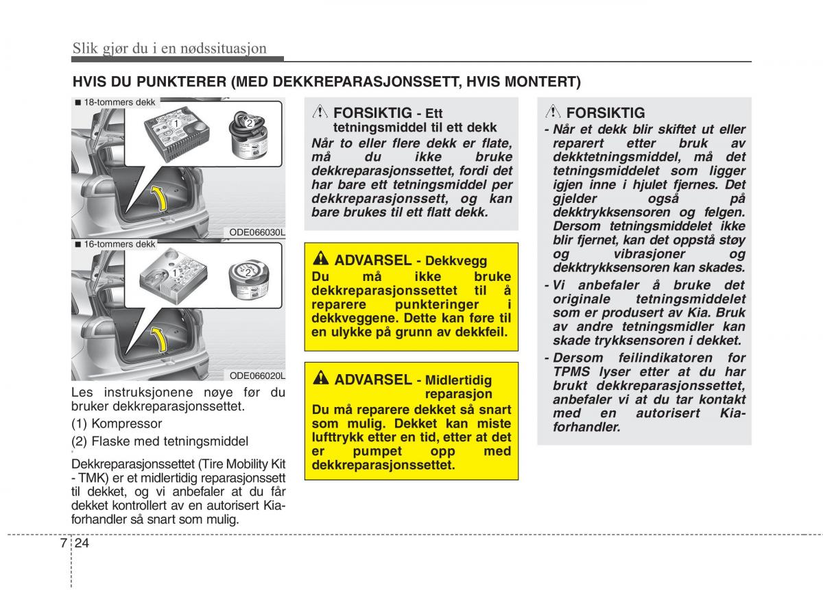 KIA Niro bruksanvisningen / page 402