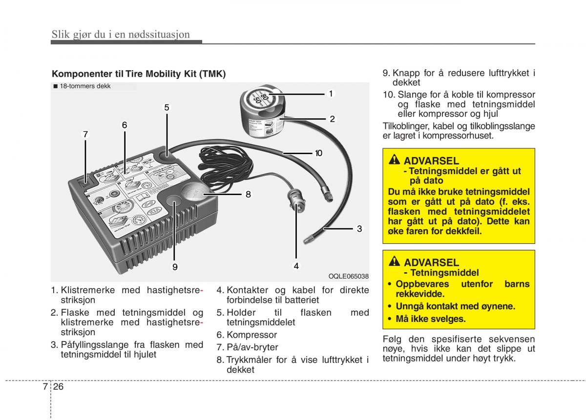 KIA Niro bruksanvisningen / page 404