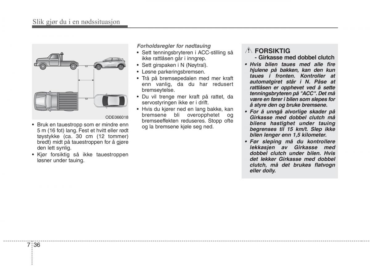 KIA Niro bruksanvisningen / page 414