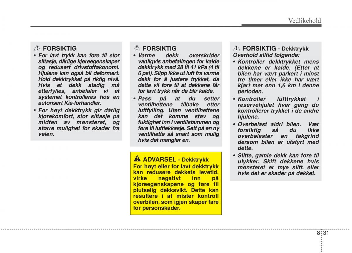 KIA Niro bruksanvisningen / page 446