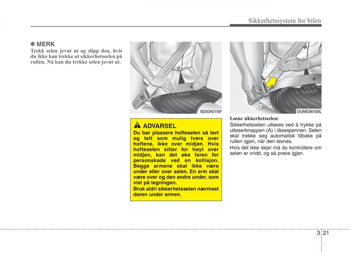 KIA Niro bruksanvisningen / page 52