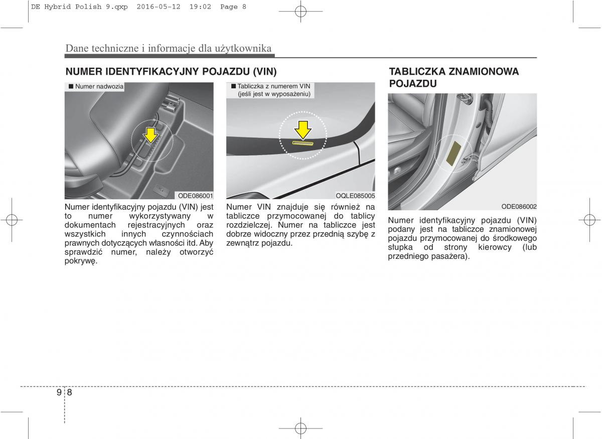 KIA Niro instrukcja obslugi / page 584