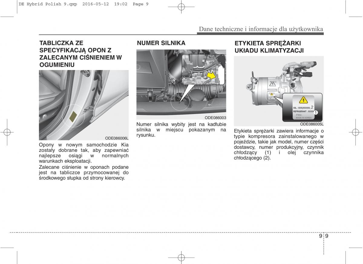 KIA Niro instrukcja obslugi / page 585