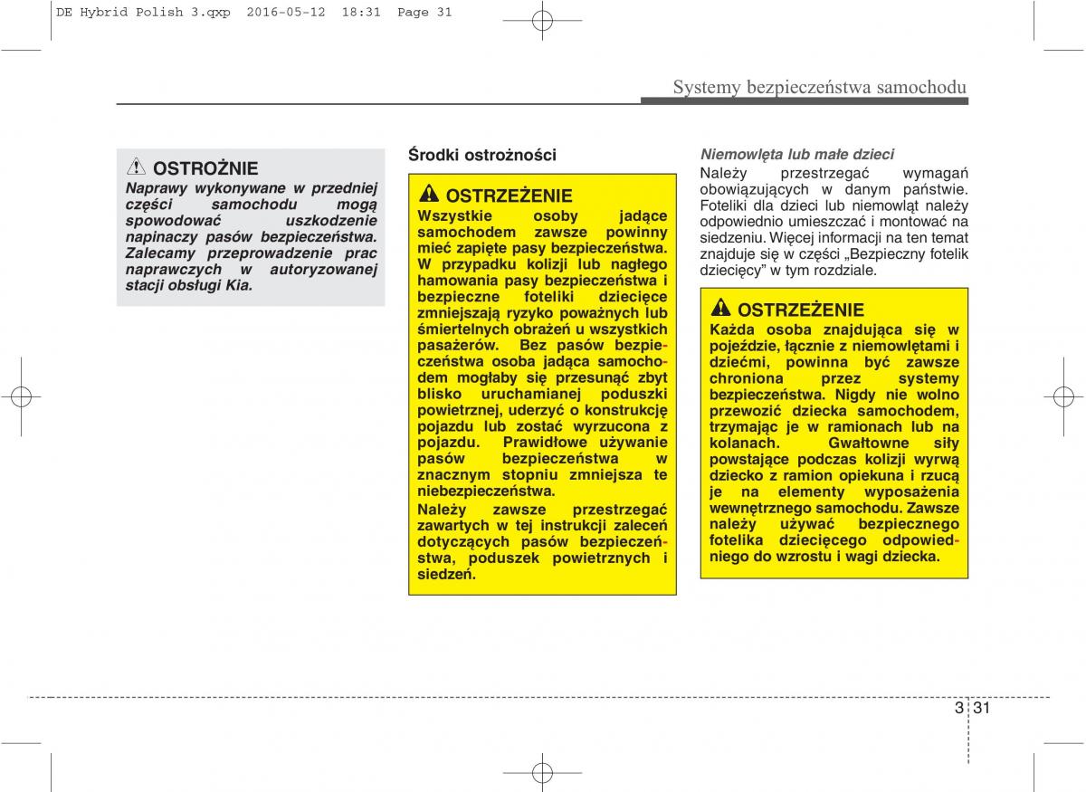 KIA Niro instrukcja obslugi / page 64