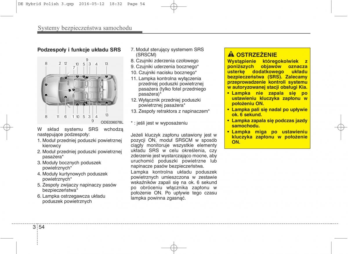 KIA Niro instrukcja obslugi / page 87