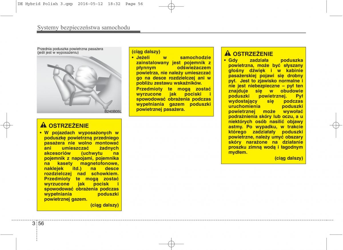 KIA Niro instrukcja obslugi / page 89