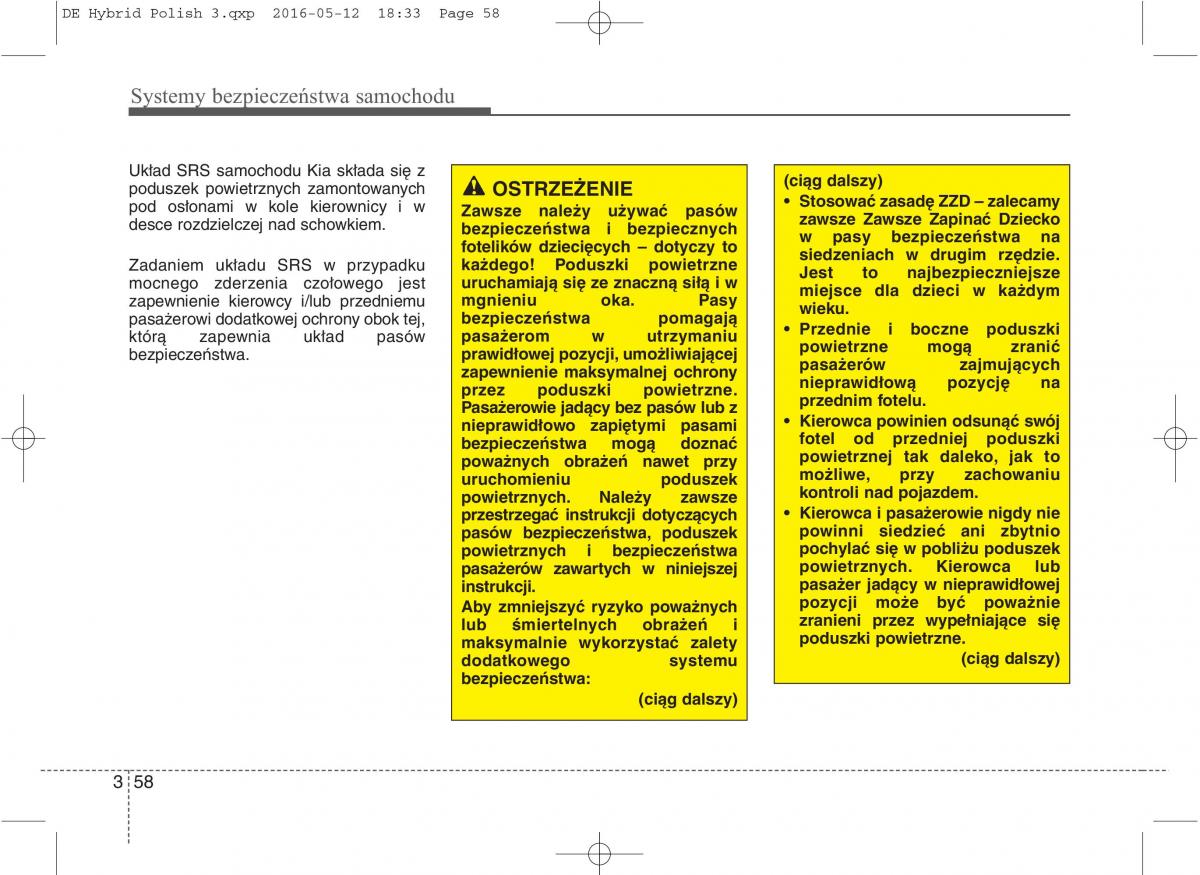 KIA Niro instrukcja obslugi / page 91