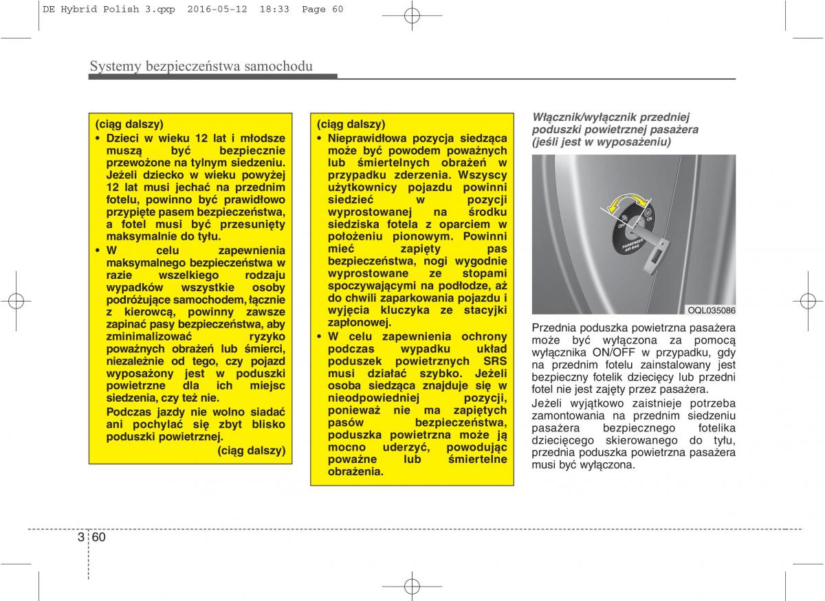 KIA Niro instrukcja obslugi / page 93