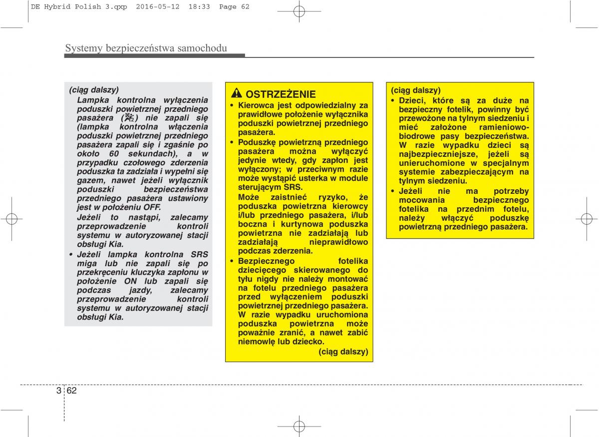 KIA Niro instrukcja obslugi / page 95