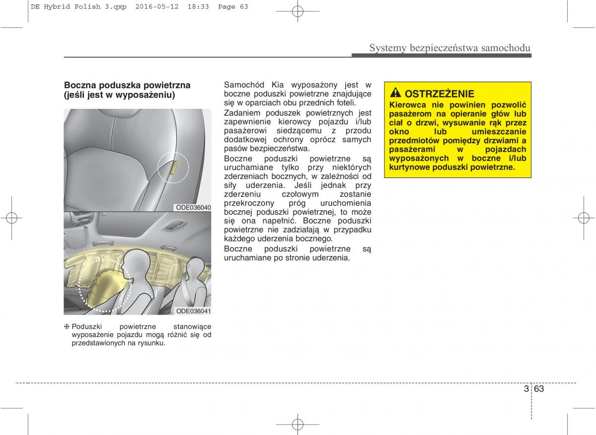 KIA Niro instrukcja obslugi / page 96