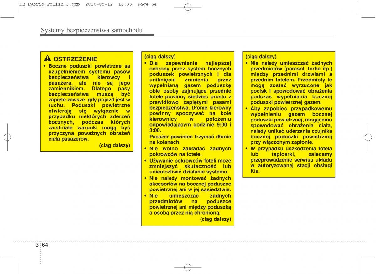 KIA Niro instrukcja obslugi / page 97