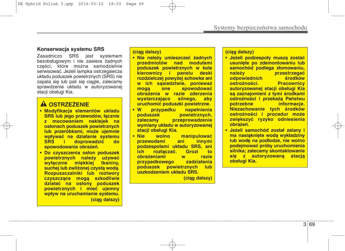 KIA Niro instrukcja obslugi / page 102