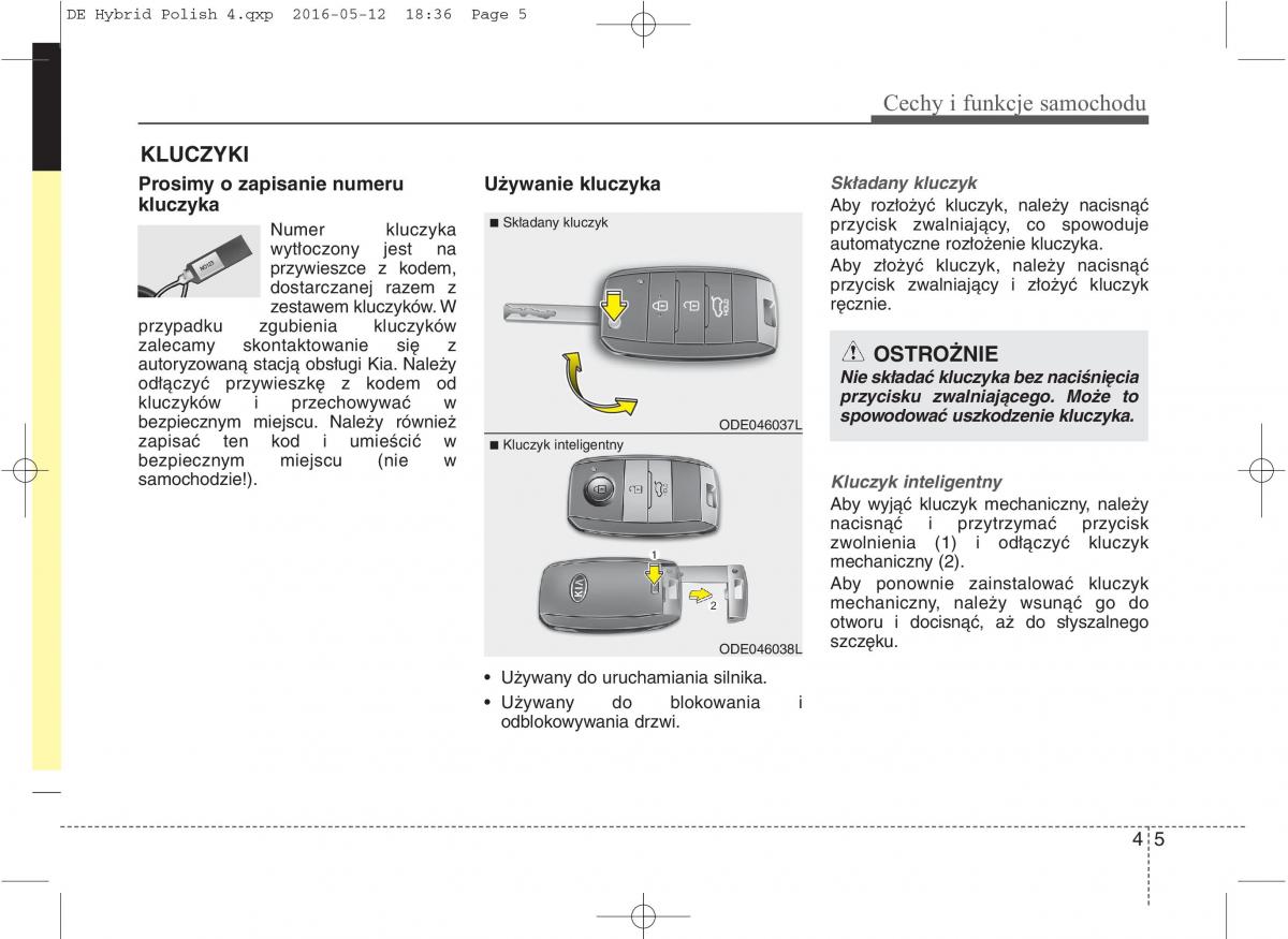 KIA Niro instrukcja obslugi / page 109