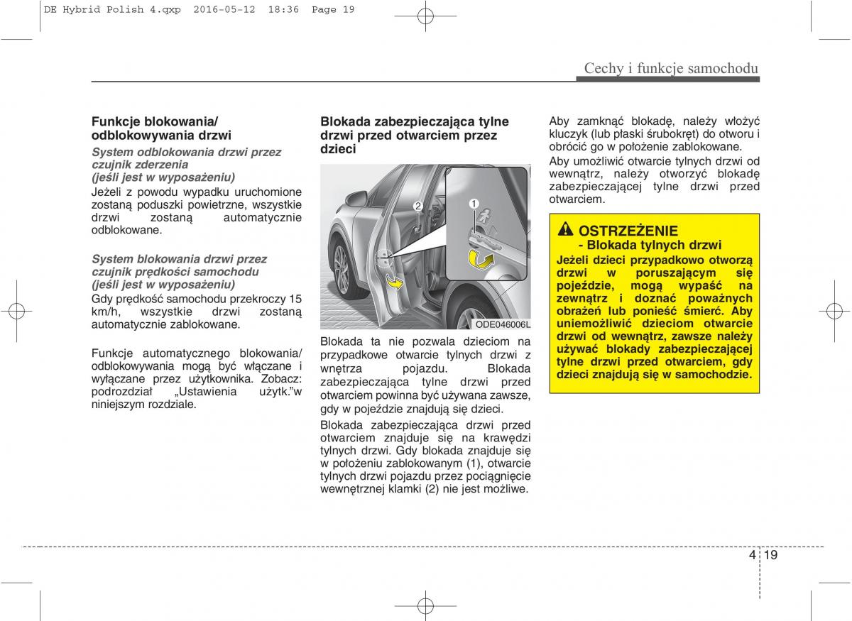 KIA Niro instrukcja obslugi / page 123