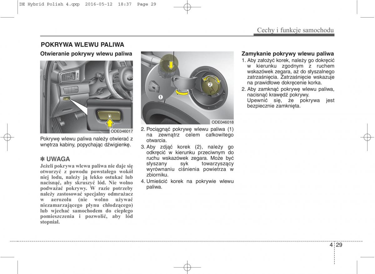 KIA Niro instrukcja obslugi / page 133