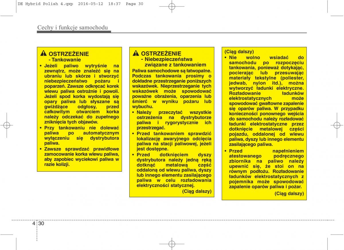 KIA Niro instrukcja obslugi / page 134