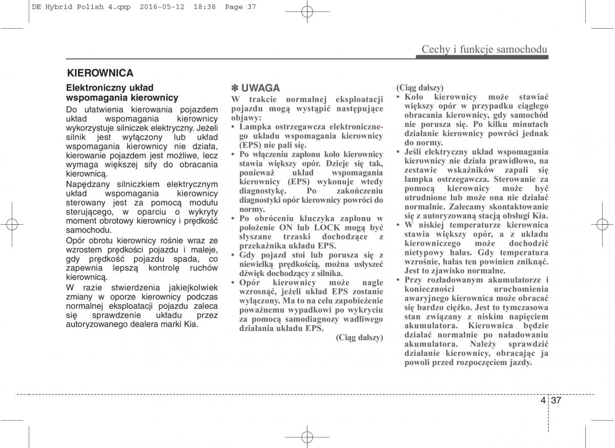 KIA Niro instrukcja obslugi / page 141