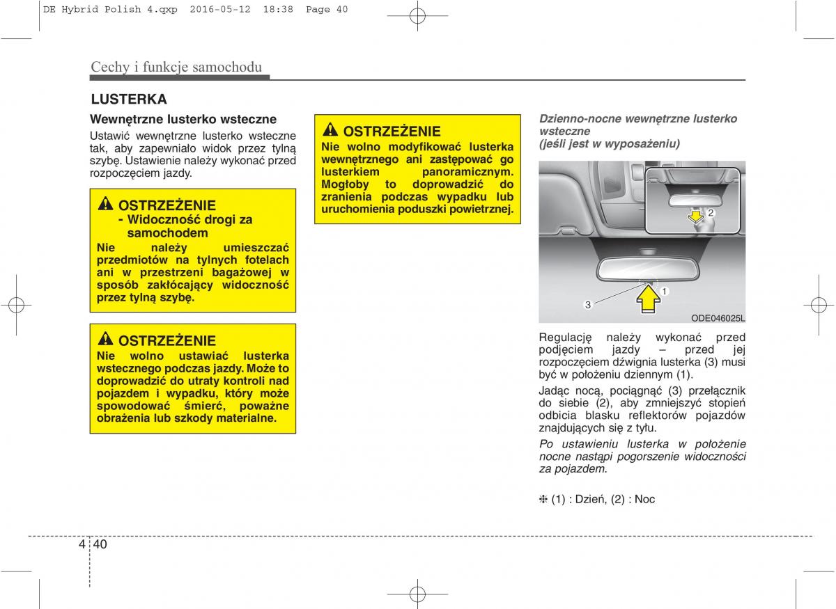 KIA Niro instrukcja obslugi / page 144