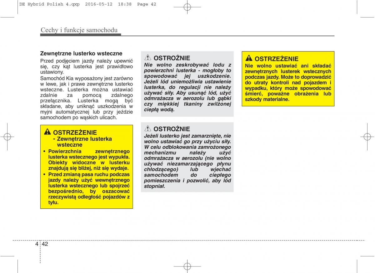 KIA Niro instrukcja obslugi / page 146