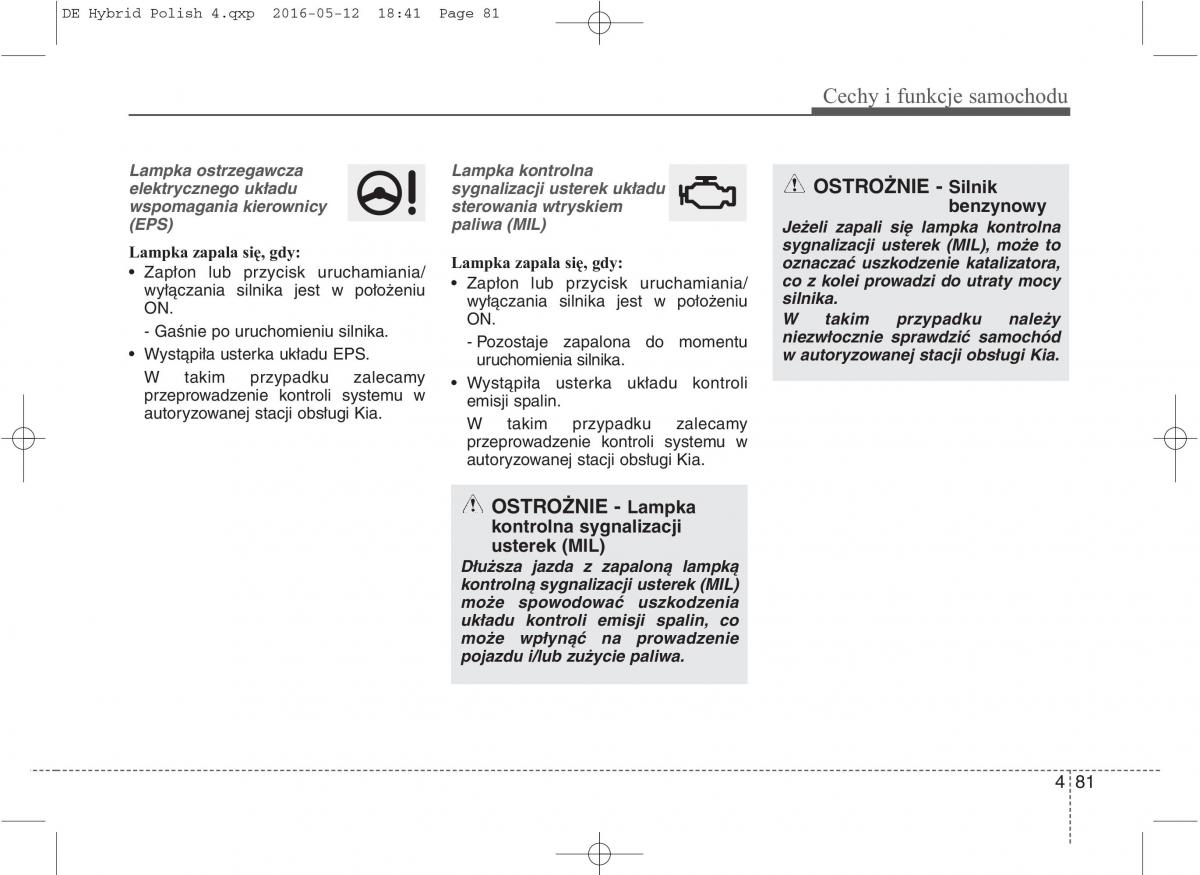 KIA Niro instrukcja obslugi / page 185