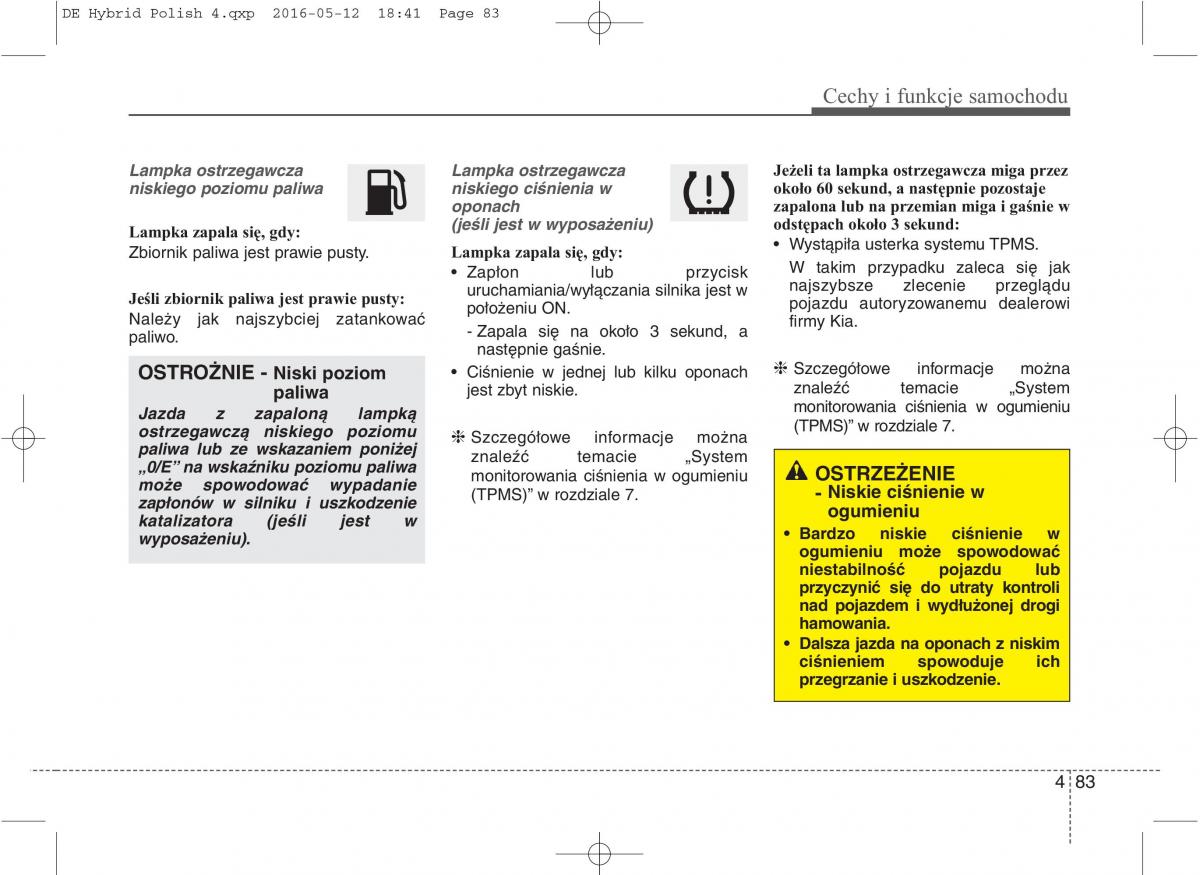 KIA Niro instrukcja obslugi / page 187