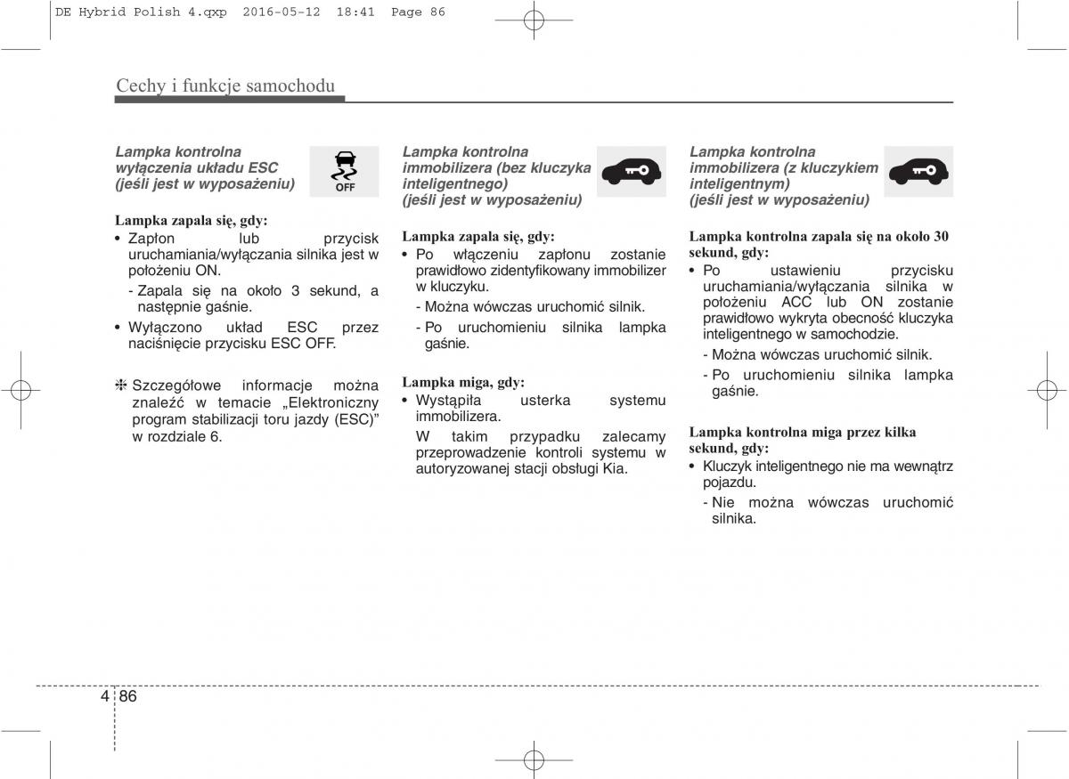 KIA Niro instrukcja obslugi / page 190