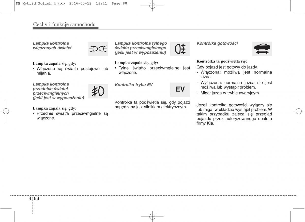 KIA Niro instrukcja obslugi / page 192