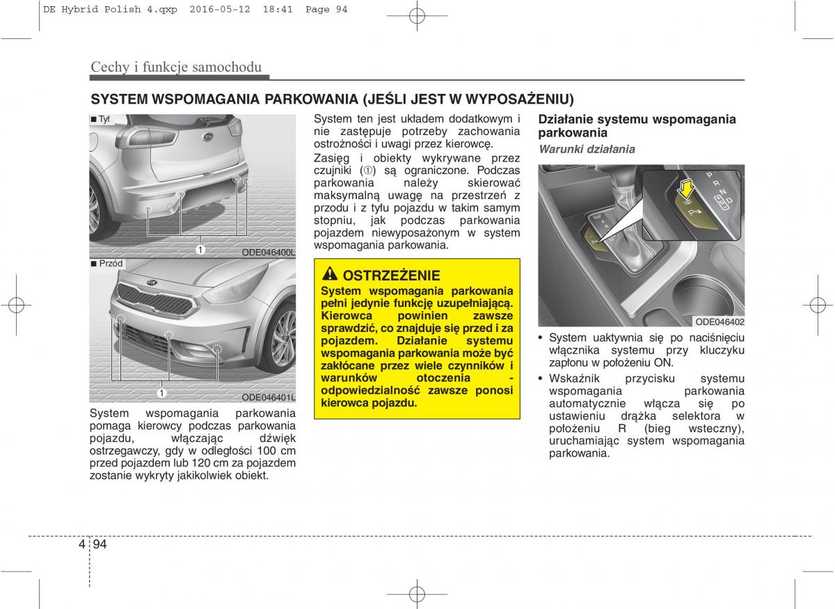 KIA Niro instrukcja obslugi / page 198