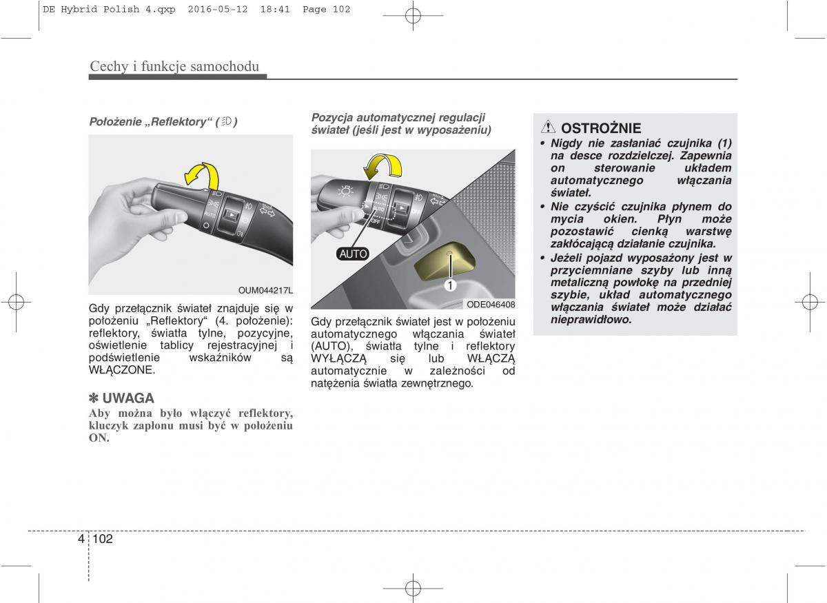 KIA Niro instrukcja obslugi / page 206