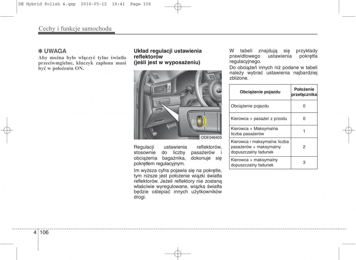 KIA Niro instrukcja obslugi / page 210