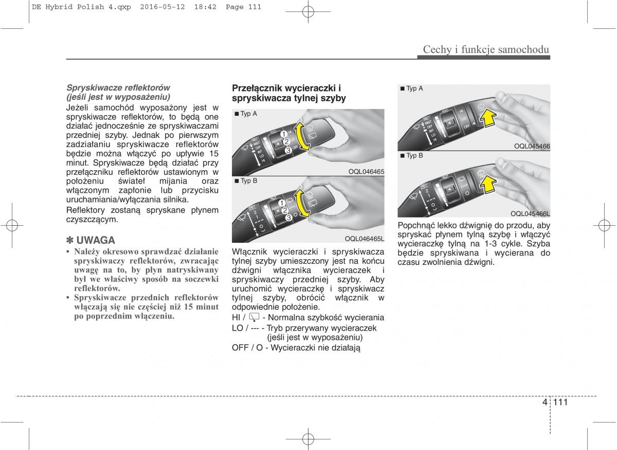 KIA Niro instrukcja obslugi / page 215