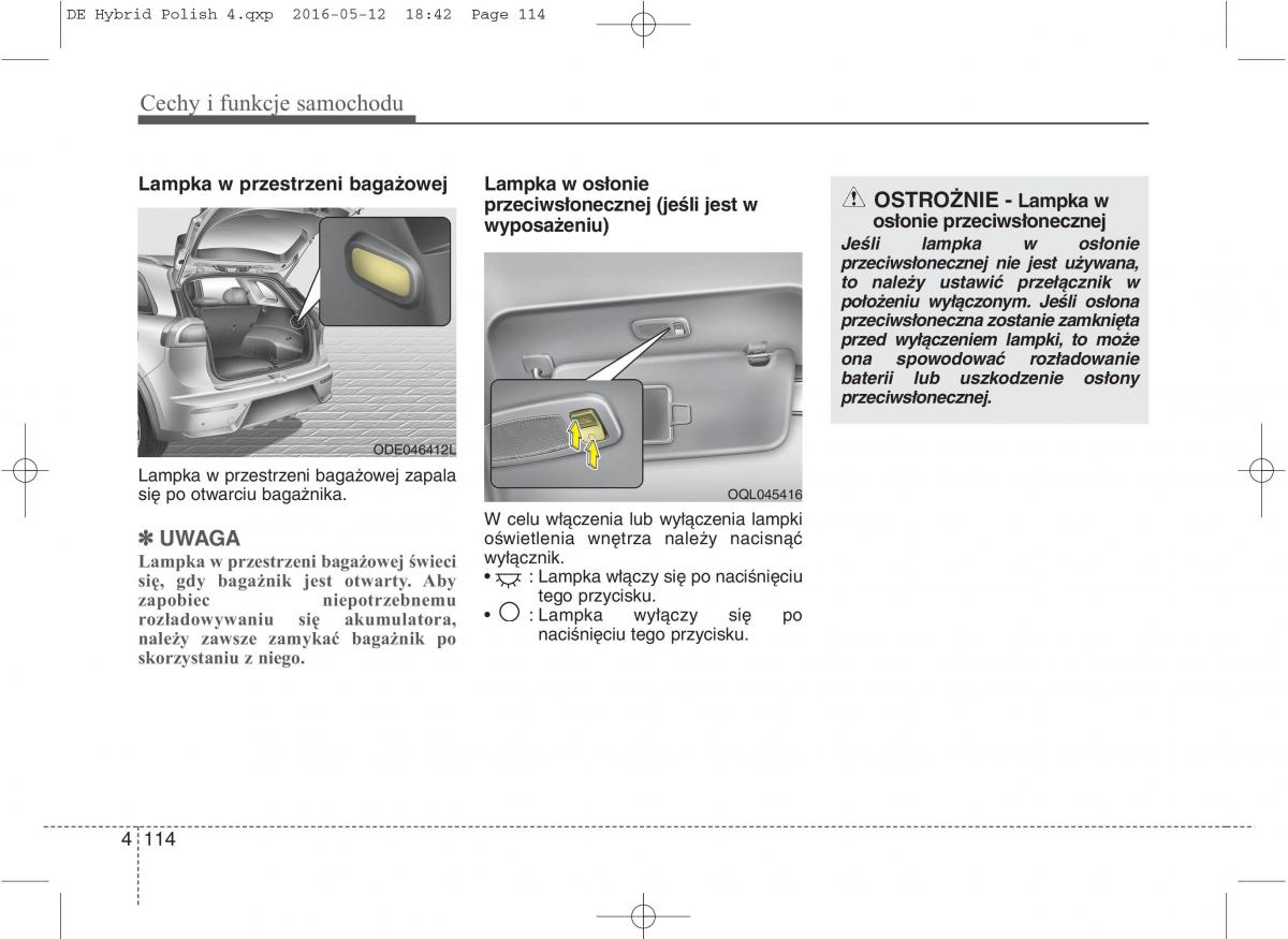 KIA Niro instrukcja obslugi / page 218