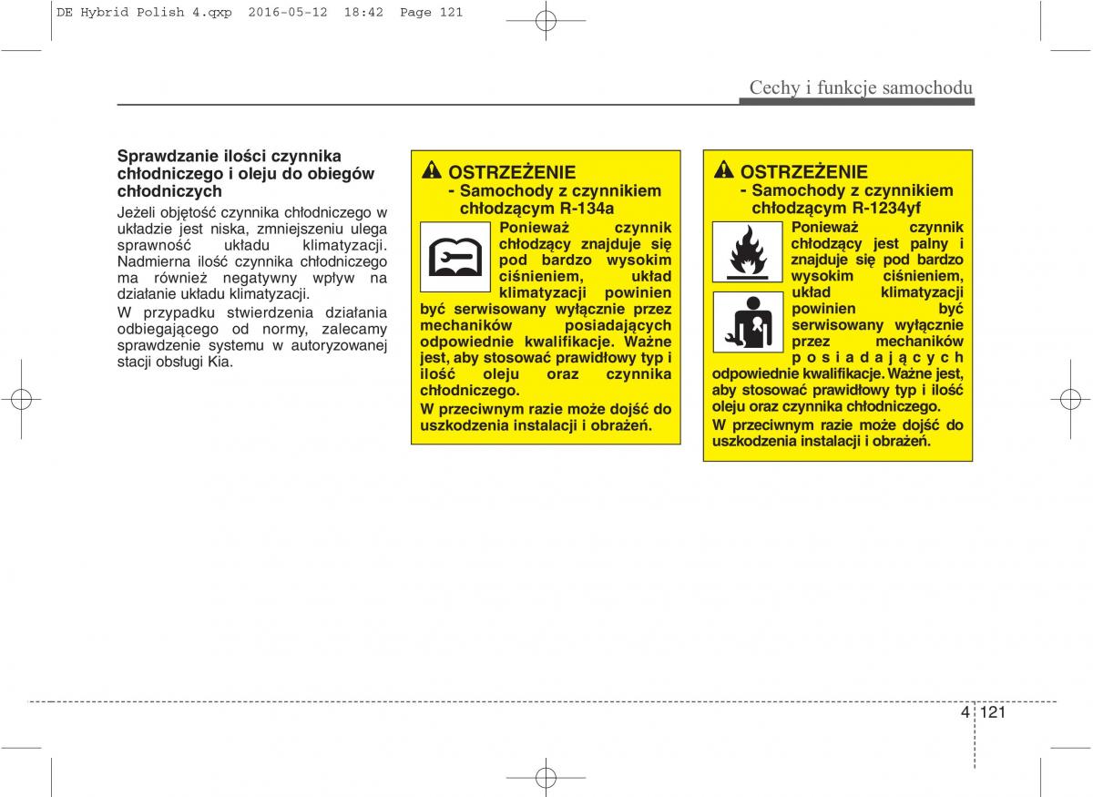 KIA Niro instrukcja obslugi / page 225