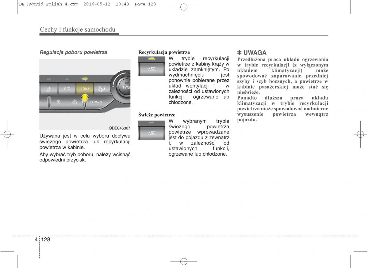 KIA Niro instrukcja obslugi / page 232