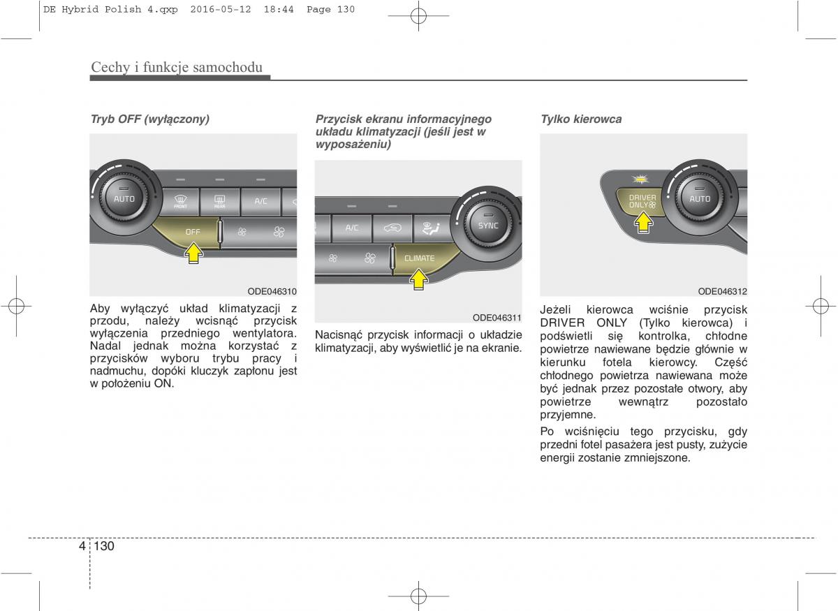 KIA Niro instrukcja obslugi / page 234