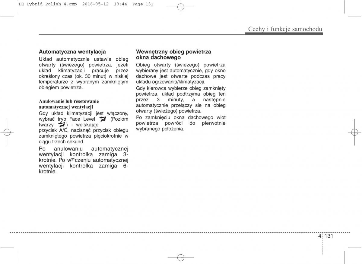 KIA Niro instrukcja obslugi / page 235