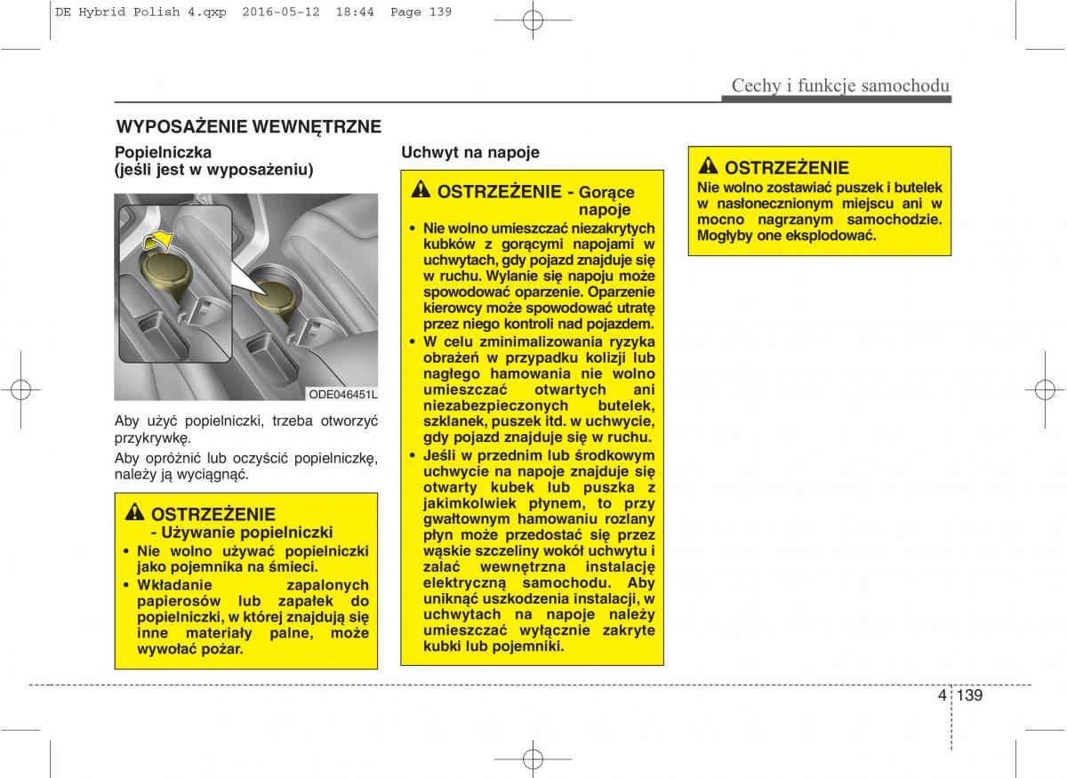 KIA Niro instrukcja obslugi / page 243